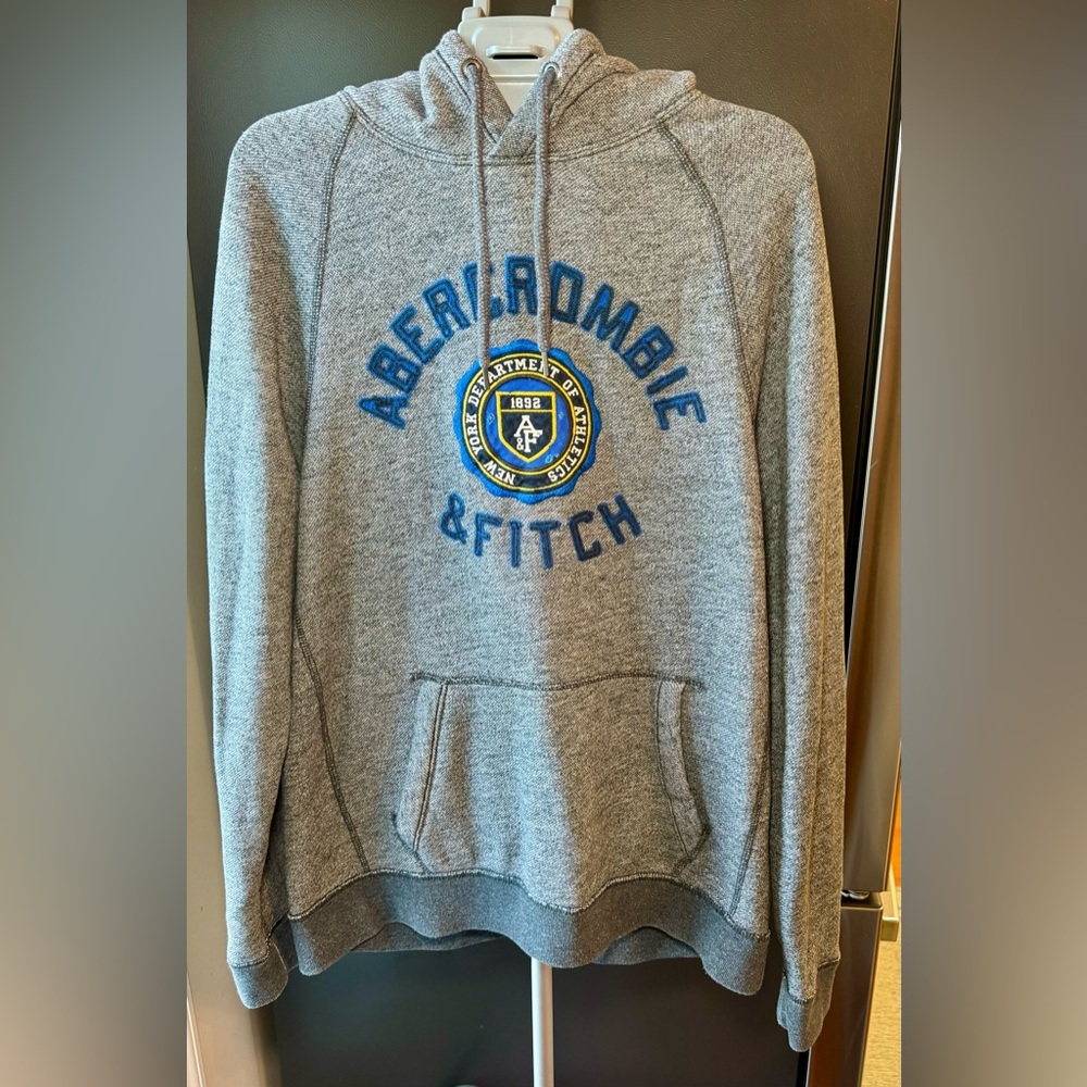 Abercrombie & Fitch | Size XL | Muscle Grey Hoodie